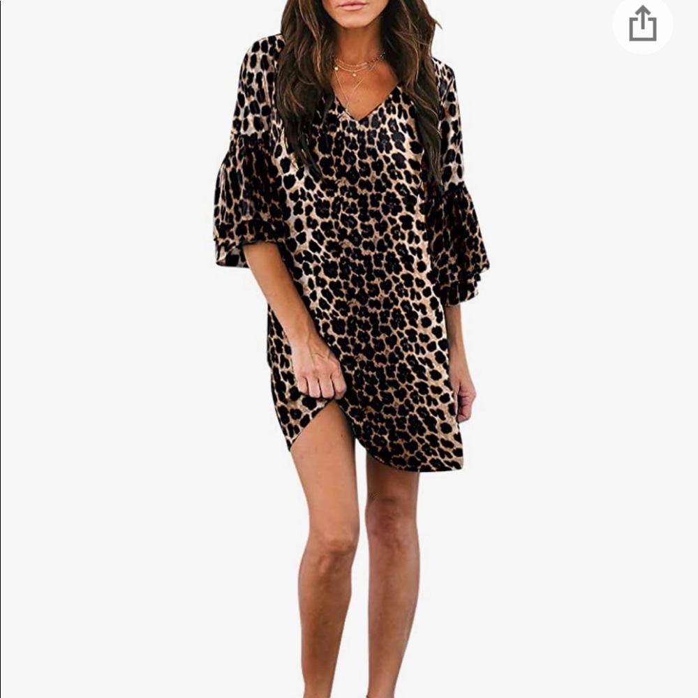 Leopard Cheetah Print Dress
